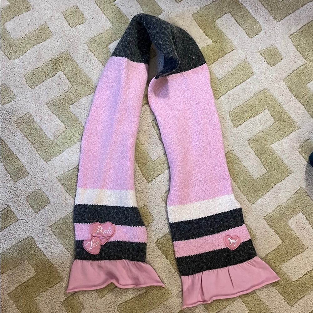 Y2K Victoria’s Secret Pink Scarf